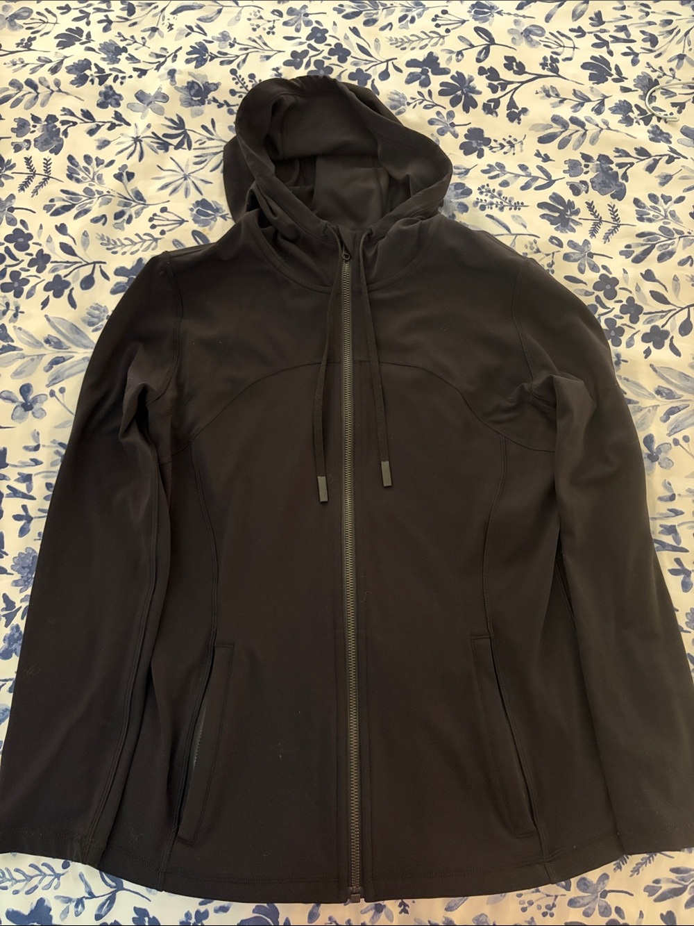 lululemon athletica Black Hooded Zip Jacket